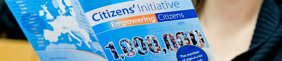 Poster Inițiativa cetățenească europeană